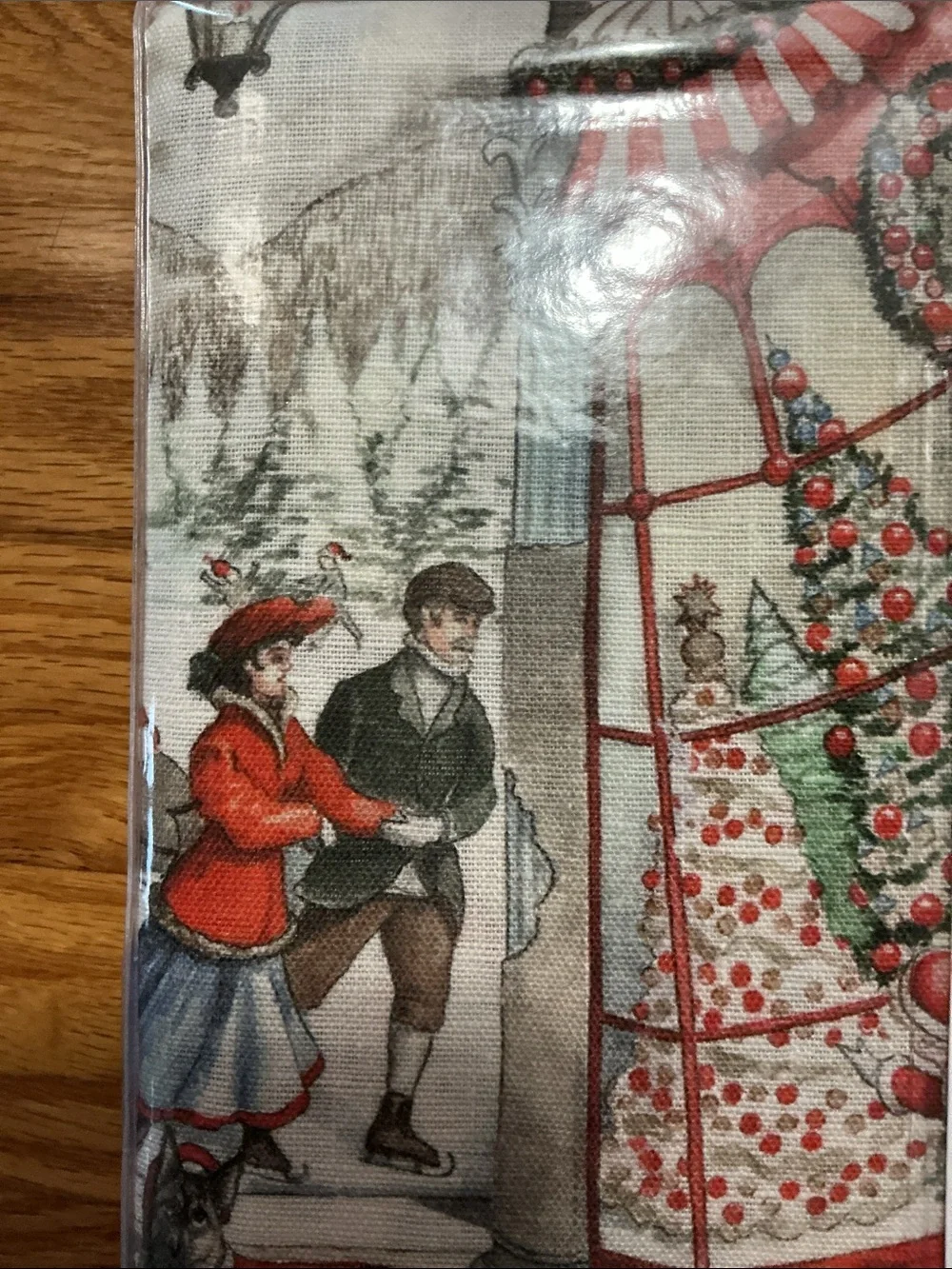 Tessitura Toscana Telerie Italian linen Christmas 🎄 tablecloth in the holiday